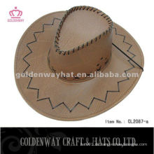 Billig Filz Cowboy Party Hüte Wildleder Cowboy Fedora Hüte klassischen Design